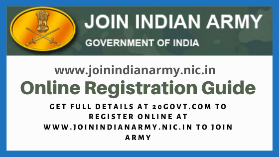 Join Indian Army- Online Registration @www.joinindianarmy.nic.in - How ...